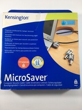 Kensington MicroSaver Keyed Laptop Lock - 6' Cable - Notebook Projector Monitor 