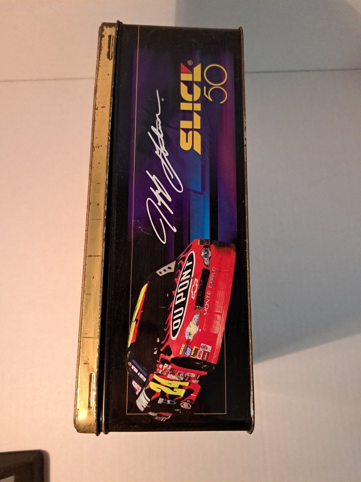 Dale Earnhardt Jr #8 The Outlaw Jeff Gordon #24 Slick 50 2002 Collector Tin used