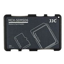 Memory Card Holders fits 2 SD Cards  4 Micro SD Cards JJC MCH-SDMSD6GR case