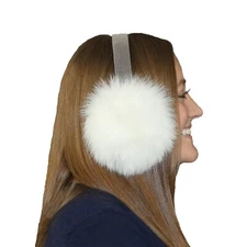 Glacier Wear Shadow Fox Fur Ear Muffs mff1175