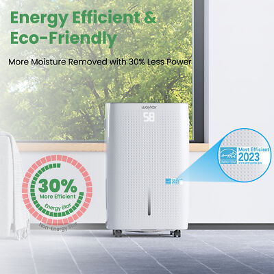 150 Pint Dehumidifier With Built-in Pump (Energy Star) For Basement Home