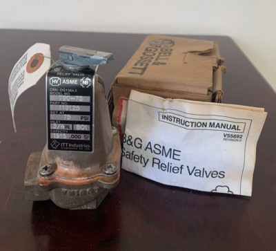 Bell & Gossett / ASME Überdruckventil / 790-75 / 110125 / 75 PSI / 3/4 ZOLL.