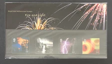 GB 2000 FIRE AND LIGHT PRESENTATION PACK NO 308 - FREE UK P&P