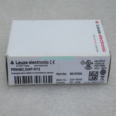New PRK46C.D/4P-M12 For Leuze sensor Fast shipping (FedEx/DHL)