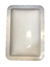 RV Skylight Cover Exterior 17.5" X 26.75" White Camper Skylight