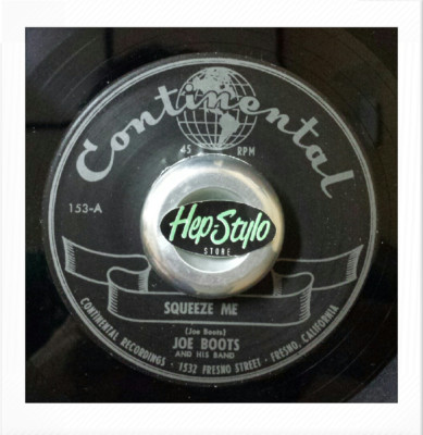 45Re  JOE BOOTS  ''Squeeze Me/I Don't Want Nobody But You'' Supreme 50s R&B Jiver 