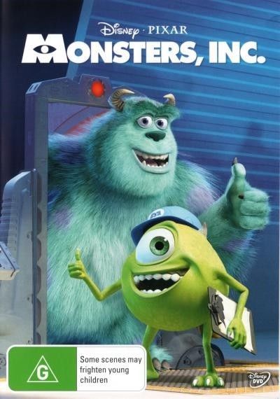 Monsters, Inc. (2001) DVD-Disney Pixar-New Sealed