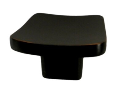 Emtek Zeitgenössisch 86317US10B 3.2cm Eckig Schrank Knauf - Bronze mit Ölschliff