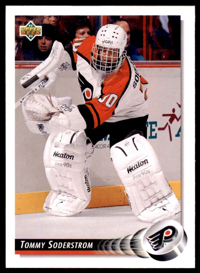 1992-93 Upper Deck Tommy Soderstrom . Philadelphia Flyers