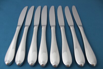 Gorham STUDIO Dinner Knives Hollow (Set of 8) Glossy Stainless 9 1/8''