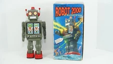Schylling Collector Series Robot 2000 Millennium Tin Robot Battery Operated B87