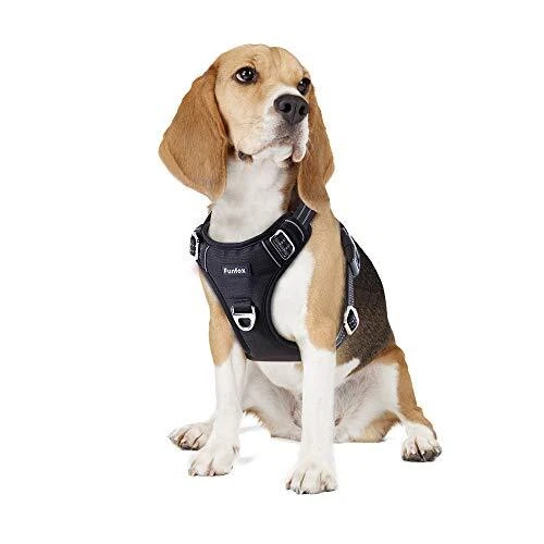 Dog Harness Sized Dog, No Pull Dog Vest Adjustable, Comfortable Medium Black