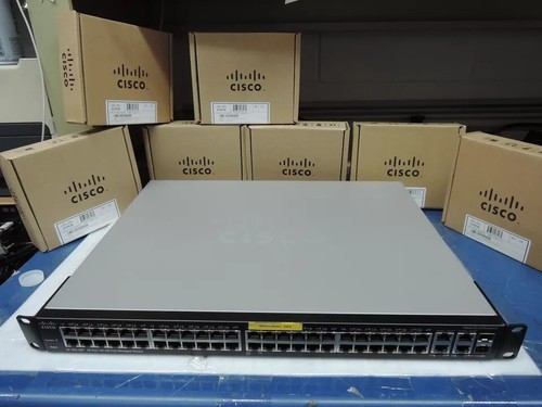 Cisco SF300-48P SRW248G4P-K9 48-Port POE Network Switch. 90 Day wrt. Real time. - Picture 2 of 4