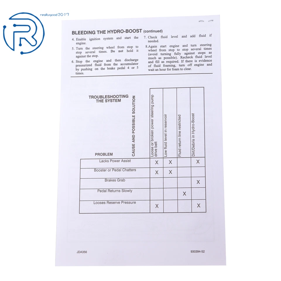 For Chevy Express 1500 2500 GMC Savana 1500 04-07 Hydraulic Power Brake Booster - Image 4 of 4