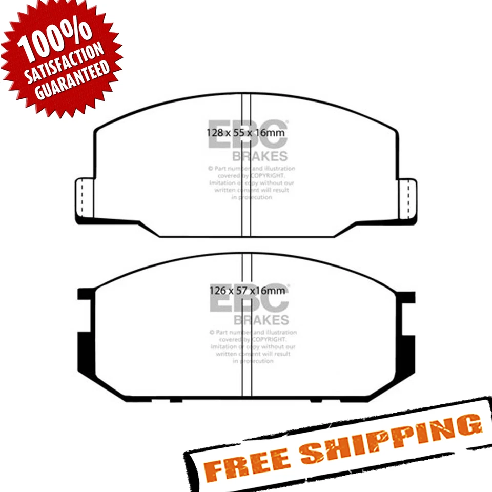 Pastillas de freno delanteras EBC DP4456R Yellowstuff para Toyota Celica 1982-1985 Foto 2 de 4