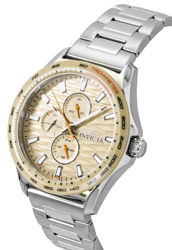 Invicta Racing GMT Sports Stainless Steel Sand Dial Quartz 47552 Mens Watch - Picture 3 of 4