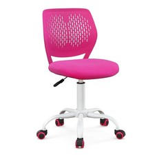 Desk Chair, Children Armless Study Chair with Adjustable Height, Ergonomic Of...