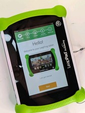 LeapFrog LeapPad Academy Kids  Learning Tablet - Green, Very Good Condition.