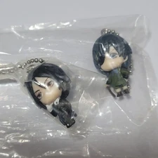 Black Butler Sebastian Shell Keychain Anime Collectible Used Minor Wear