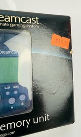 Sega Dreamcast VMU Blue MK-50121 Original Authentic Memory Card BRAND NEW SEALED