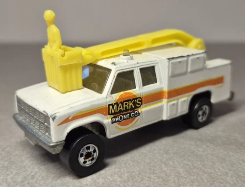 Hot Wheels Phone Truck Mark's Phone Co. Vintage 1983 Diecast Blackwall HTF Read