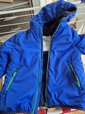 Mini Boden 104 Blau Winter Jacke Jungen