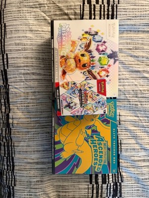Pokémon factory sealed Ascended hero's ETB, Prismatic ETB, and Prismatic Bundle