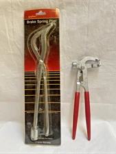 NEW ~ AMPRO BRAKE SPRING PLIER MODEL T71611 AND WHEEL WEIGHT TOOL ~ NICE !!