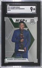 2019-20 Panini Mosaic MVPs Giannis Antetokounmpo #297 SGC 9 MINT 04ie