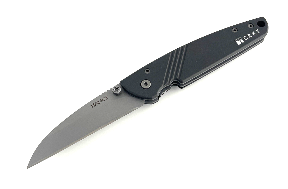 CRKT 7832 Gray Ghost Folding Knife Mirage Series Aluminum Handle