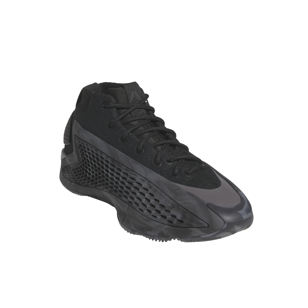 adidas Anthony Edwards 1 Basketball Youth Boys Black, Grey