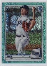 2020 Bowman Chrome Prospects Aqua Shimmer Refractor /125 Joe Ryan #BCP-117 19ft