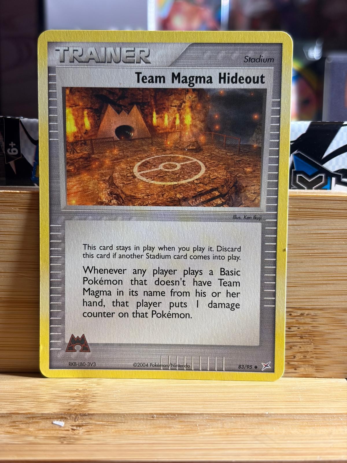 TEAM MAGMA HIDEOUT 83/95 Team Magma vs Team Aqua UC Pokemon TCG LP