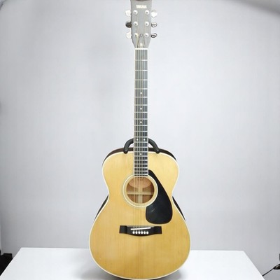 Guitare acoustique Yamaha FG-202B années 70 étiquette soldes orange sapele face arrière occasion