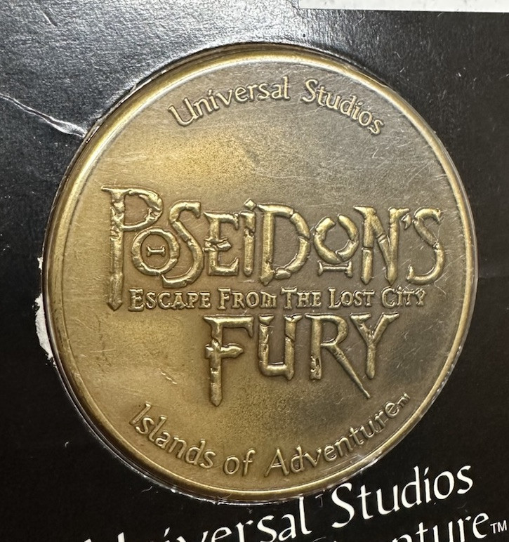 RARE Vintage 1999 Poseidon's Fury Universal Studios Islands of
