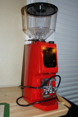 Eureka Atom EX 75 coffee grinder - Ferrari Red