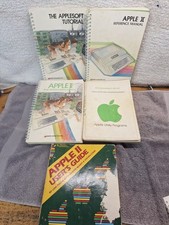 Lot Of 5 Vintage Computing Manuals Apple II User Guide Programming Aid Software