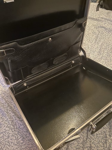 Antler Vintage Black And Silver Briefcase - Picture 5 of 8