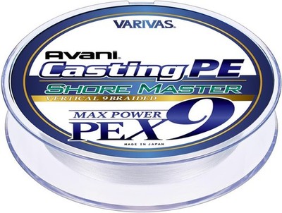 Varivas Avani Casting PE Shore Master Max Power PEX9 200M LB Weiß Wählbar