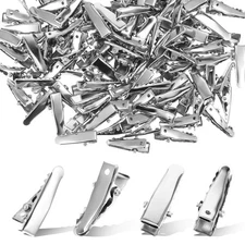 150pcs Sliver Metal Small Alligator Hair Clips, Small Crocodile Clips Hairpin...