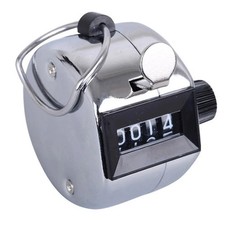 Metal hand counter, piece counter, clicker counter, pedometer, quantity counter