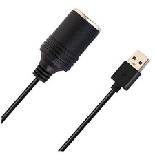 USB Cigarette Lighter Adapter - USB A Male to 12V Car Cigarette Lighter