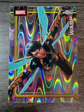 2026 Topps Chrome Marvel Comics #194 Wasp RayWave Refractor
