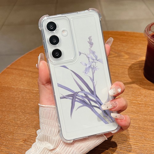 Butterfly Flowers Clear Case For Samsung S25 Edge S24 FE S23 Ultra A17 A56 Cover - Picture 10 of 15