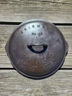 VTG Griswold #10 Self Basting Cast Iron Skillet Lid 470 Erie Pat. 1925