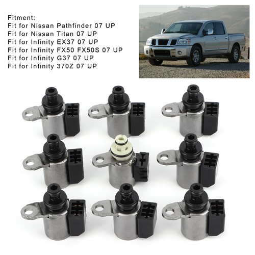 Transmission Solenoid Kit RE7R01A JR710E JR711 Fit For Infinity EX37 FX50 G37 - Picture 2 of 13