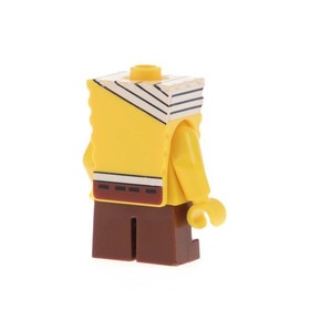 1x Lego Minifigure SpongeBob SquarePants Yellow Bandage on Head 3832 bob016