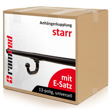 Für Opel Astra F Fliessheck 91- ANHÄNGERKUPPLUNG starr + 13pol universell E-Satz