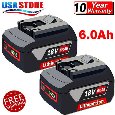 #ad 2For Bosch 18V Li Ion Battery BAT620 BAT609 Professional GBA 3165140791649 6.0Ah $36.79