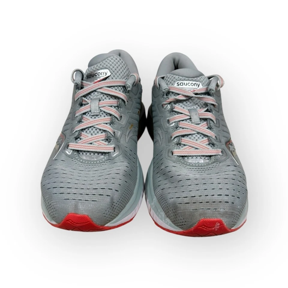 Zapatos para correr Saucony Guide 13 gris/coral para mujer PWRUN cómodos talla 7,5 Foto 4 de 4